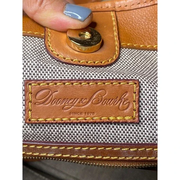 Dooney & Bourke Leather Convertible Shopper in Desert - Picture 11 of 14